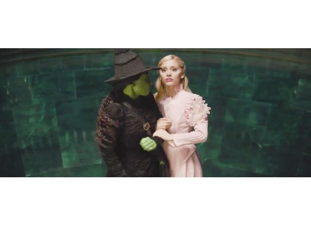 Ariana Grande comments on controversy surrounding her Wicked co-star's remarks that were deemed offensive.