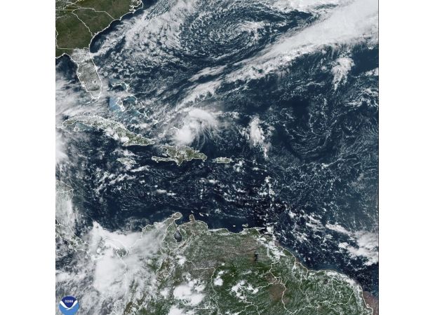 Oscar causes strong winds and intense rainfall in eastern Cuba after hitting the Bahamas.