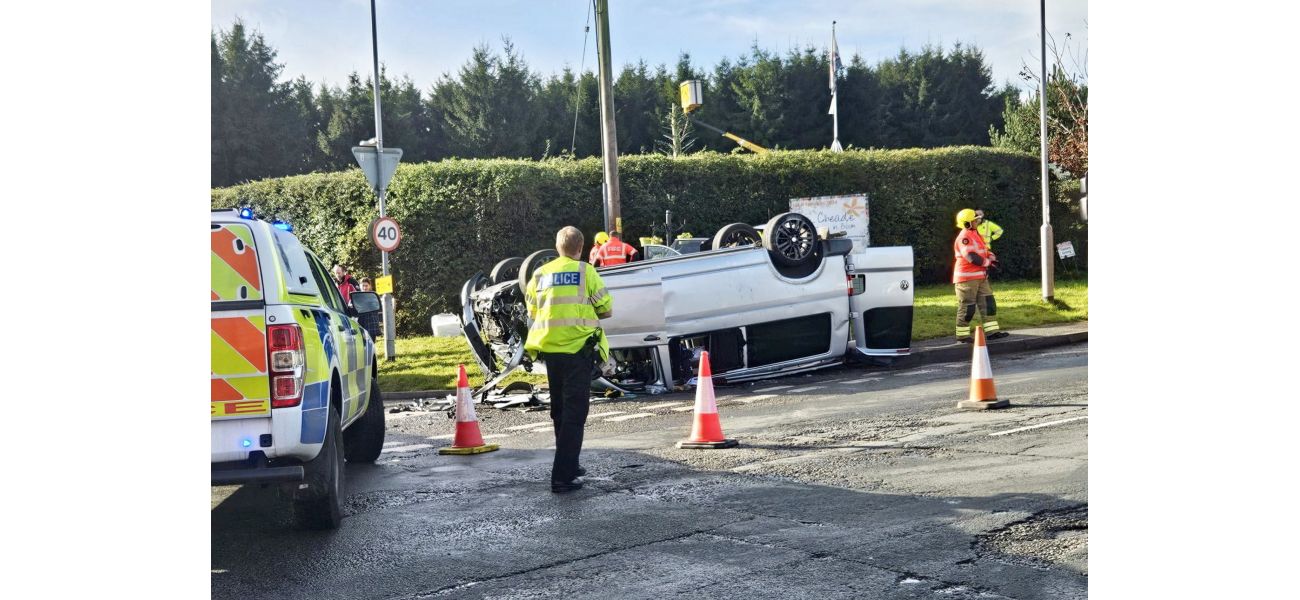 A dangerous intersection in Britain has had 13 accidents in only six weeks.