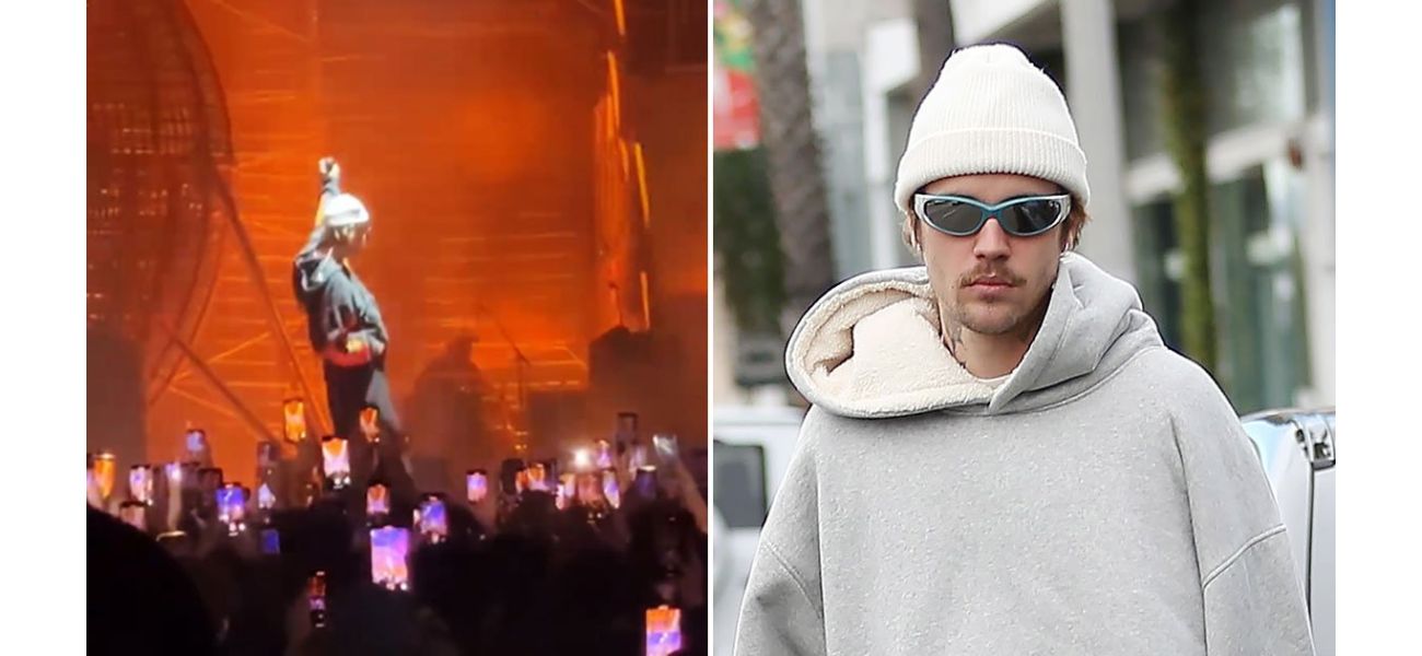 Pop star Justin Bieber back on stage for first time since Diddy's arrest.