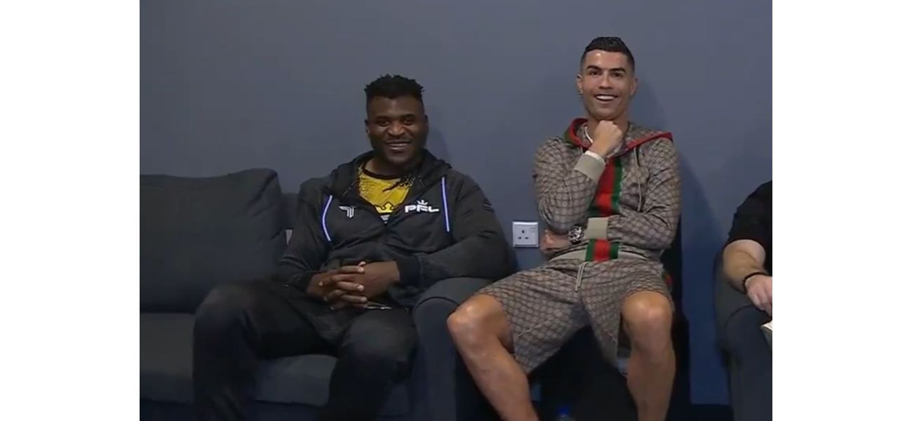 C. Ronaldo had a private talk with F. Ngannou about his MMA comeback.