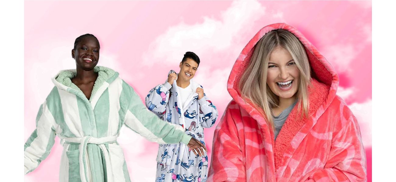 Get cozy and fashionable with Oodie Sherpa Dressing Gowns, perfect for chilly days.
