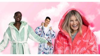 Get cozy and fashionable with Oodie Sherpa Dressing Gowns, perfect for chilly days.