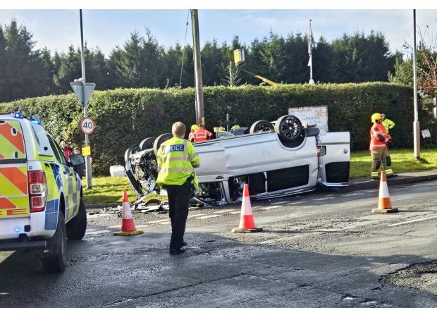 A dangerous intersection in Britain has had 13 accidents in only six weeks.