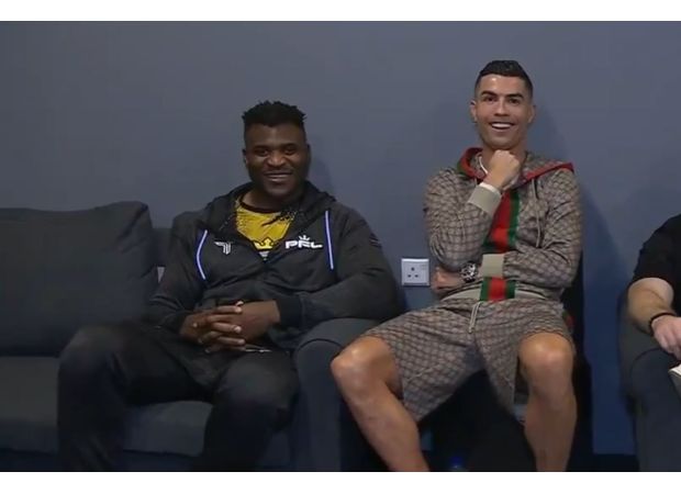 C. Ronaldo had a private talk with F. Ngannou about his MMA comeback.