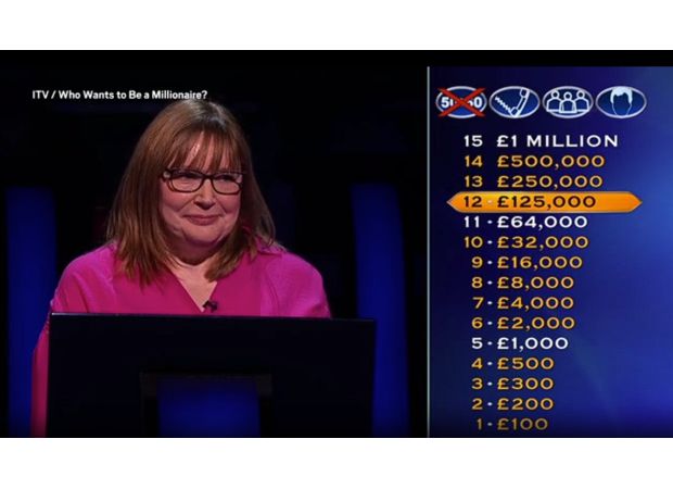 A contestant on the game show 