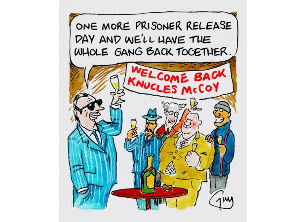 Guy Venables creates a daily cartoon for Metro.