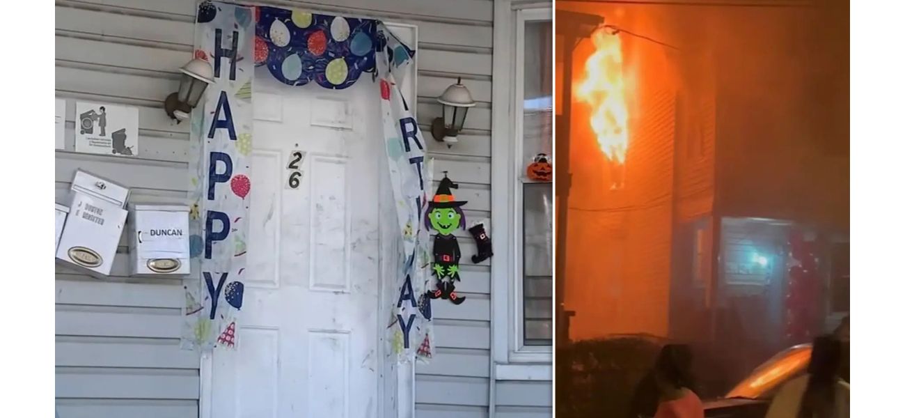 Two children die in fire at birthday party.