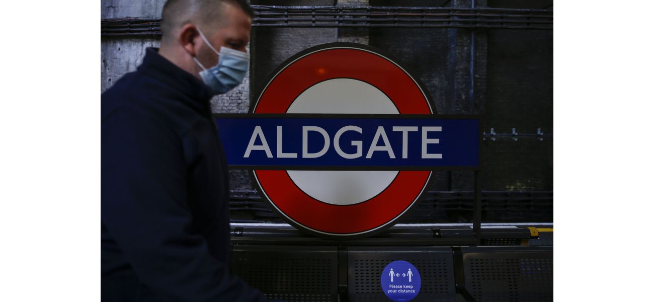 Underground train delays in London, with a busy Tube line currently suspended.