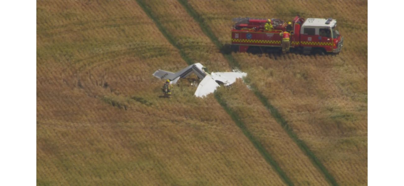 A pilot has passed away following a light plane crash in a paddock near Melbourne.