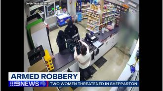 Video shows women in Victoria facing gun threats.