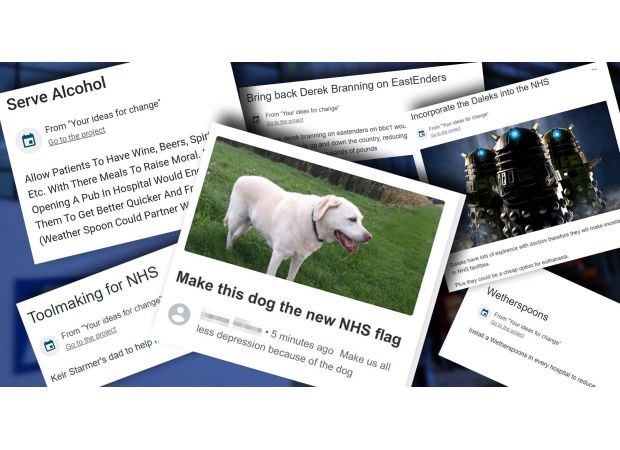 Wes Streeting seeks suggestions for NHS improvement, receives some unconventional responses.