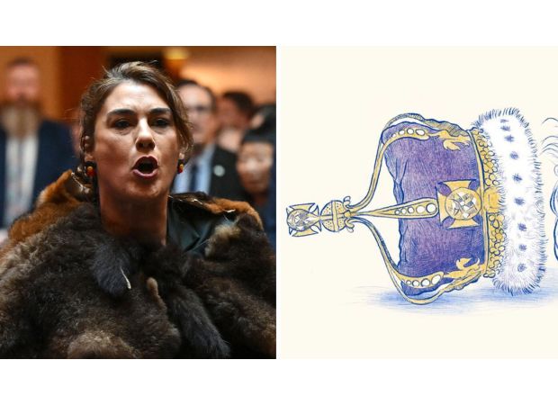 A photo of a beheaded monarch was posted by a senator without their consent.