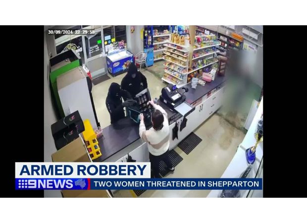 Video shows women in Victoria facing gun threats.