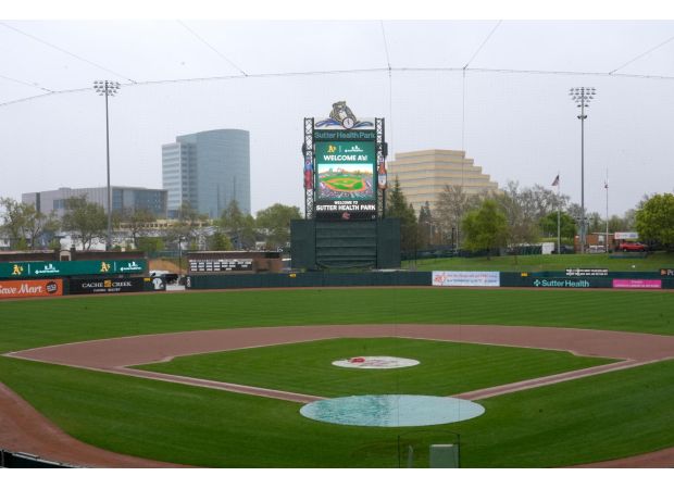 A's temporary home in Sacramento will feature real grass instead of fake turf.