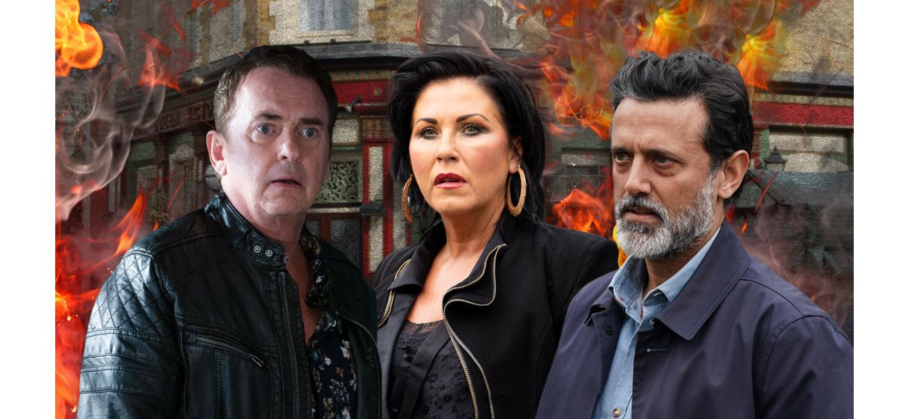 A shocking rampage by a child and a raging fire in EastEnders are causing major concern.