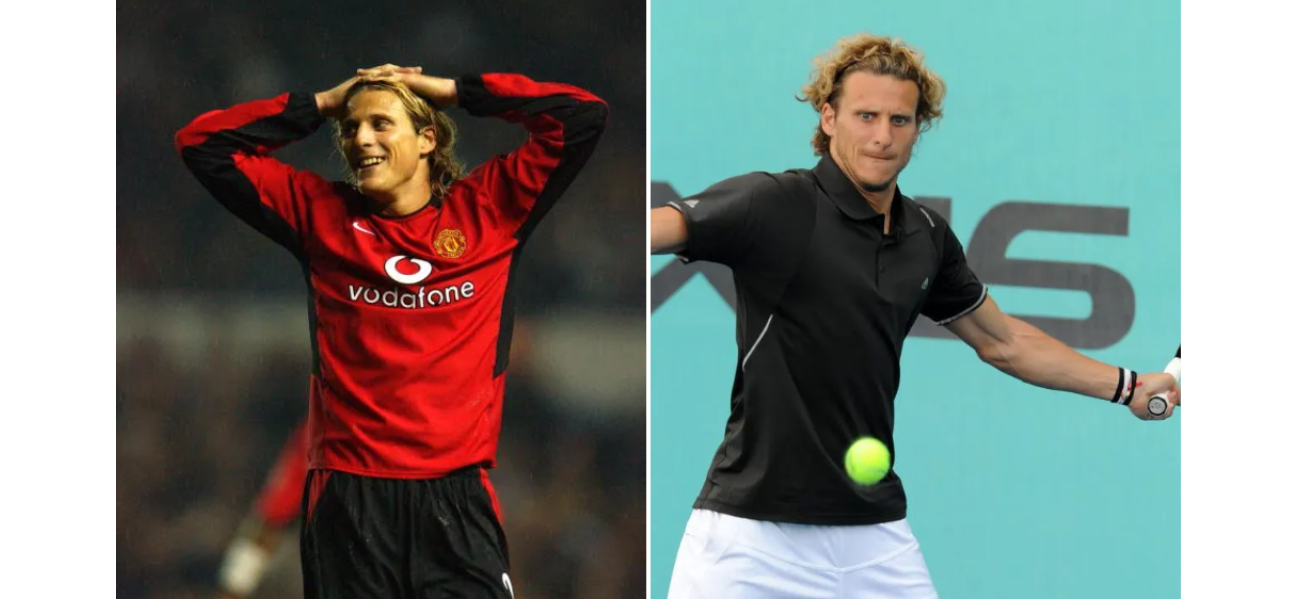 Former Manchester United player to play first professional tennis match at 45 years old.