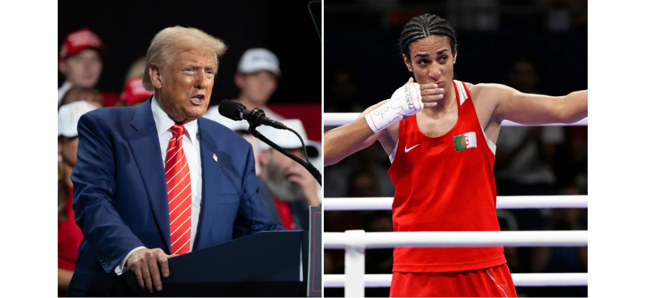 Trump insulted Olympic champion Khelif and called her a man.