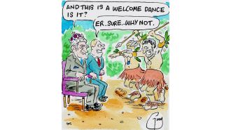 Guy Venables' Metro comic strip