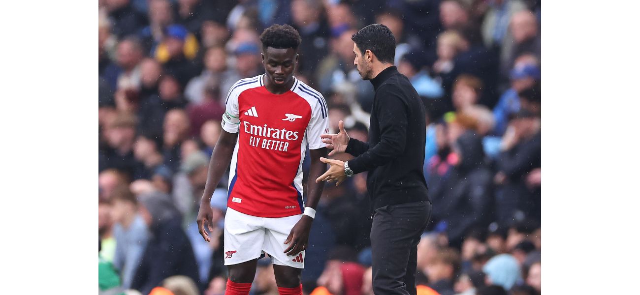 Arteta shares concerning news about Saka's fitness ahead of Liverpool game.