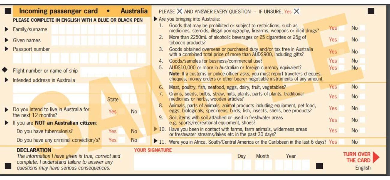 Australia's arrival card for travelers will now be digital instead of paper, making the process more convenient.