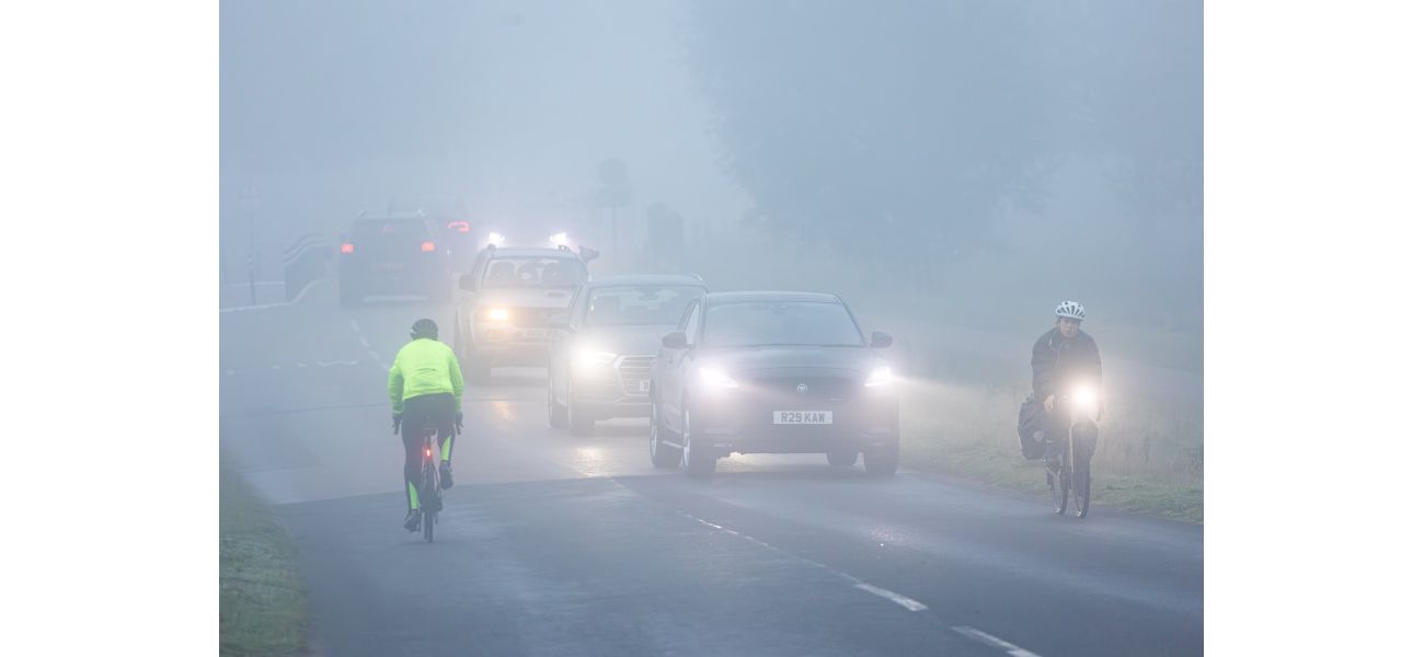 UK drivers should be cautious due to foggy conditions for the morning commute.