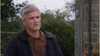 Caleb's triumphant expression disappears in Emmerdale, courtesy of someone other than Ruby.