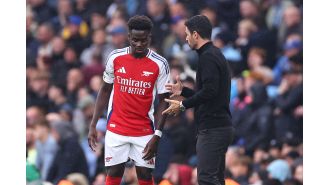 Arteta shares concerning news about Saka's fitness ahead of Liverpool game.