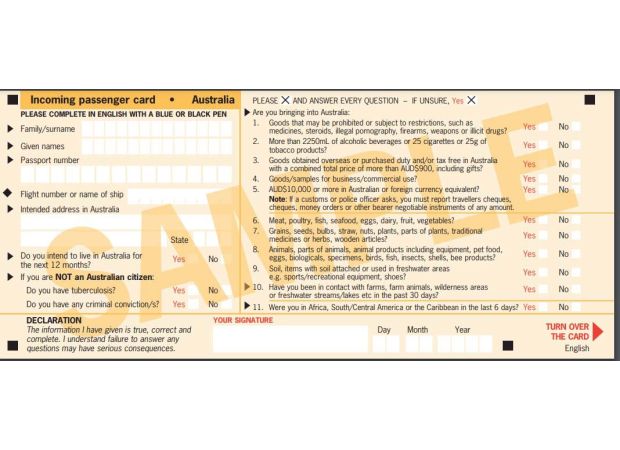Australia's arrival card for travelers will now be digital instead of paper, making the process more convenient.