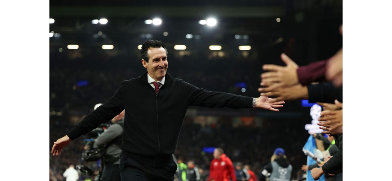 Emery wants Aston Villa to aim higher after impressive start in Champions League.