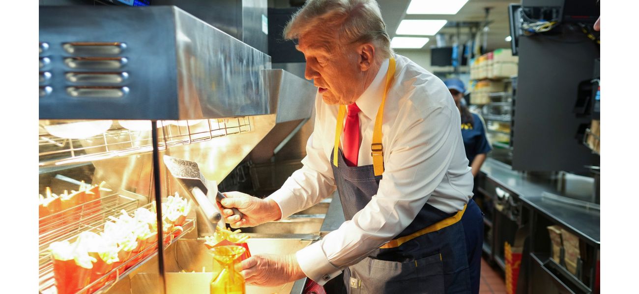 McDonald's received fake reviews after Trump worked at drive-through.