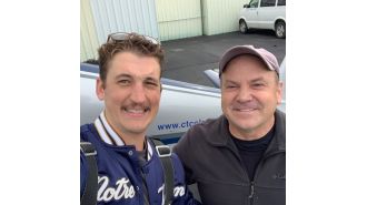 In Top Gun, a flight teacher dies in a plane accident.