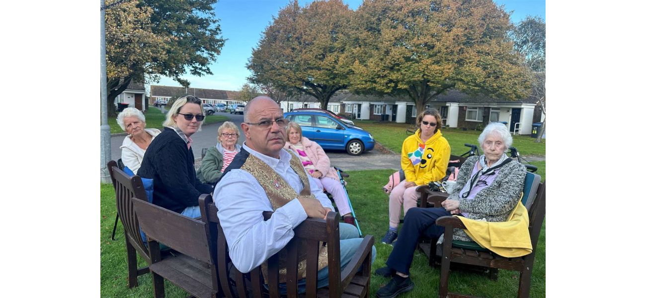 Tenants concerned about safety of benches in their 'well-being hub'