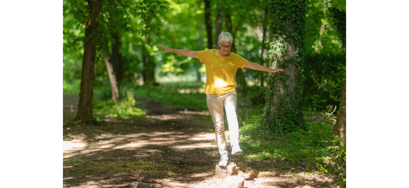Youthful balance may mean longer one-legged stance.