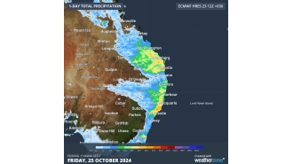Two Australian states prepare for strong thunderstorms expected to hit later today.