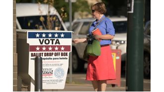 Early voting stats in Colorado reveal Democrats slightly ahead of Republican voters.