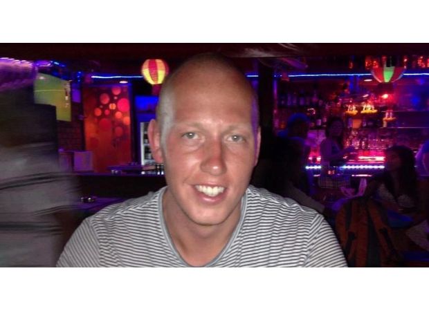 British visitor's body discovered on luggage cart at hotel after altercation involving food in lobby.