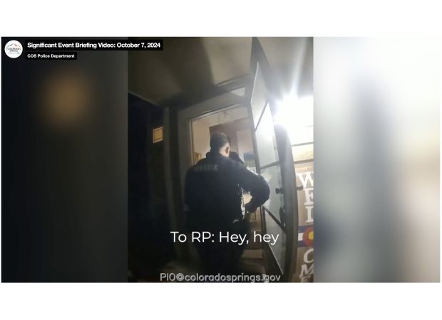 Video released of Colorado Springs police shooting armed, suicidal man while wearing body cameras.