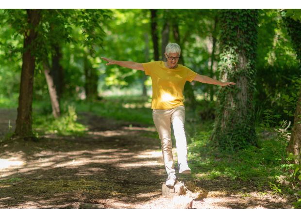 Youthful balance may mean longer one-legged stance.