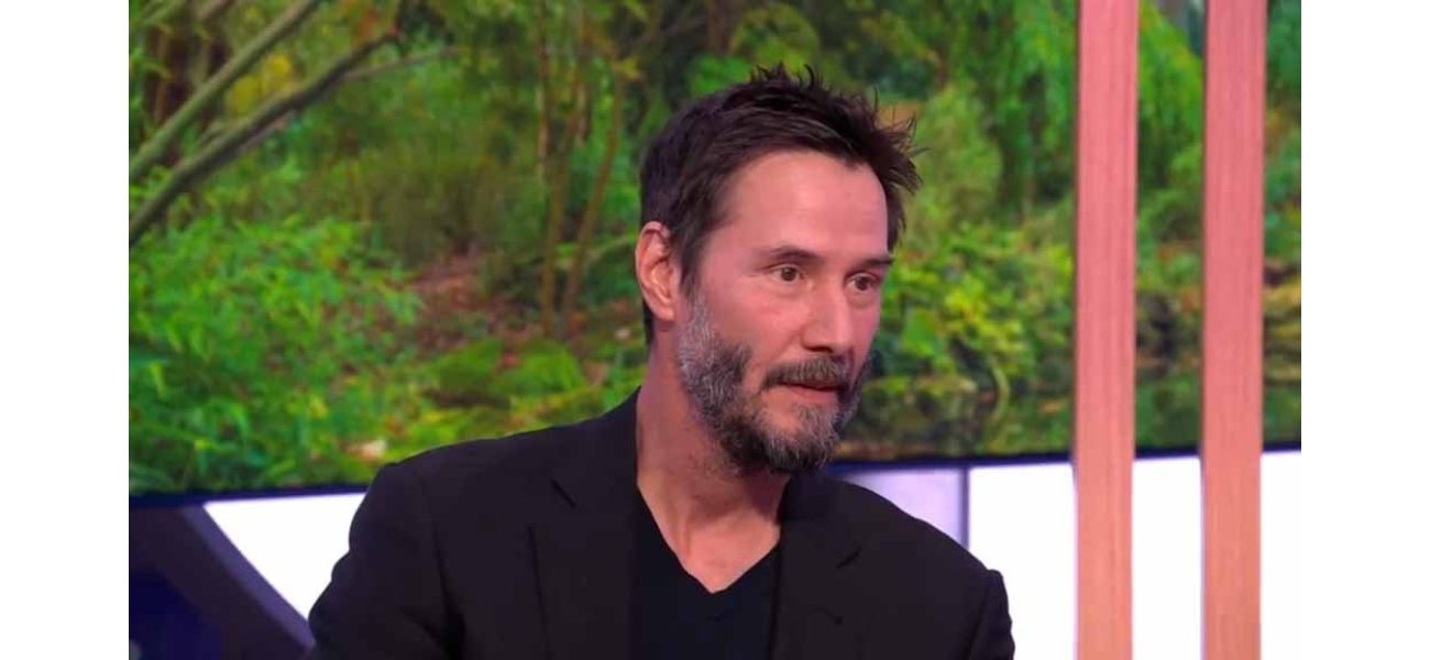 Keanu Reeves surprises The One Show audience by revealing his true age.