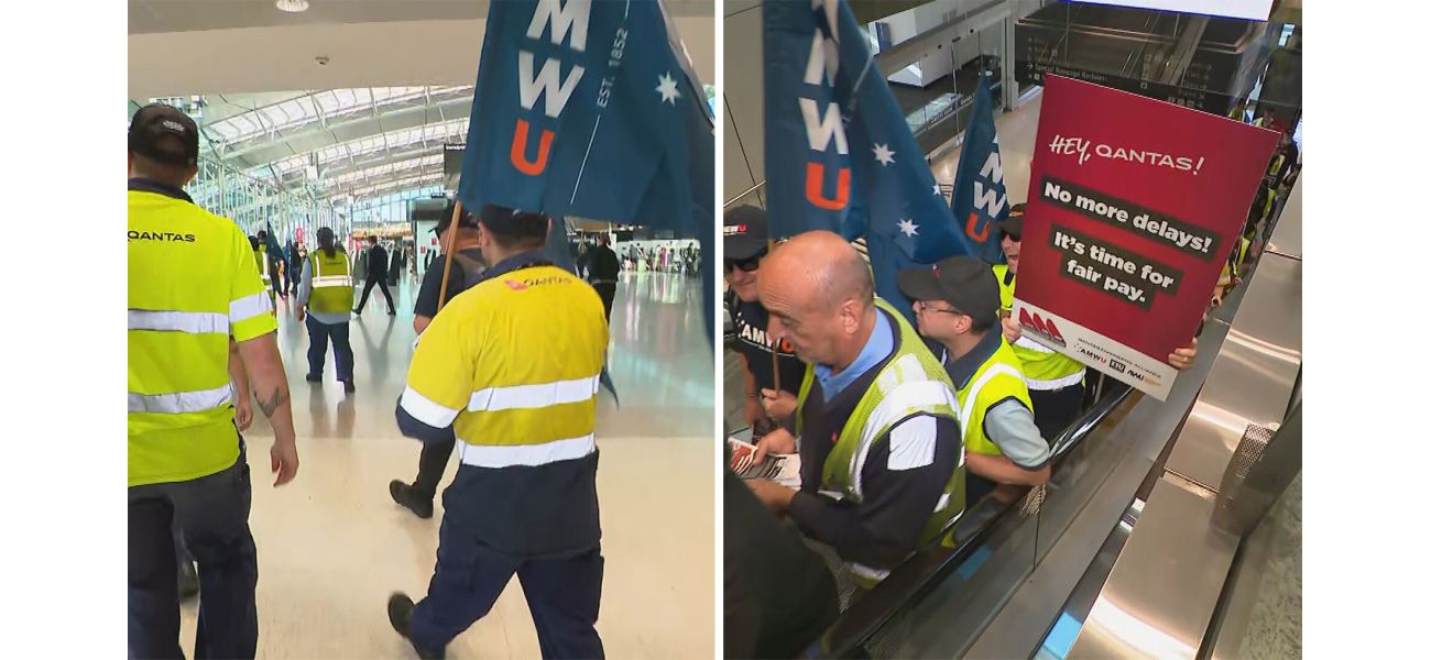 Qantas engineers strike during busy hours at main airports across Australia.