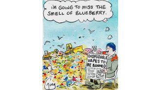 Guy Venables' comic strip in The Metro newspaper.