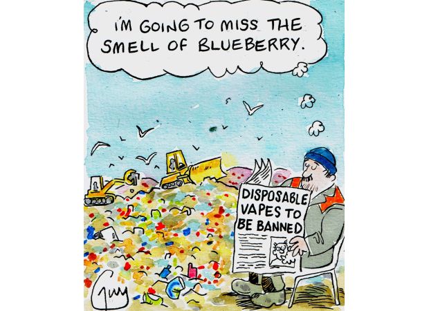 Guy Venables' comic strip in The Metro newspaper.