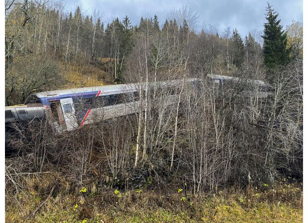 Train accident in Norway leaves one person dead and several others injured.