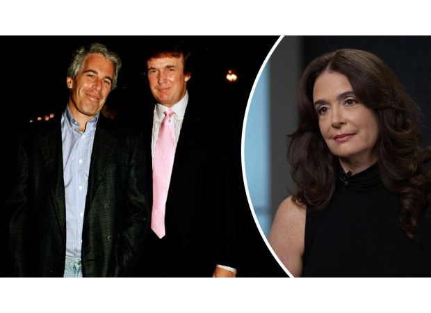 Ex-model claims Trump and Epstein played a disturbing game where Trump groped her.