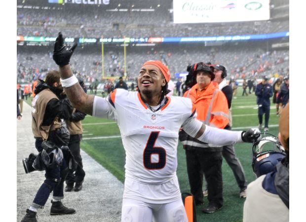 P.J. Locke, Broncos safety, out of practice due to thumb injury on Thursday.