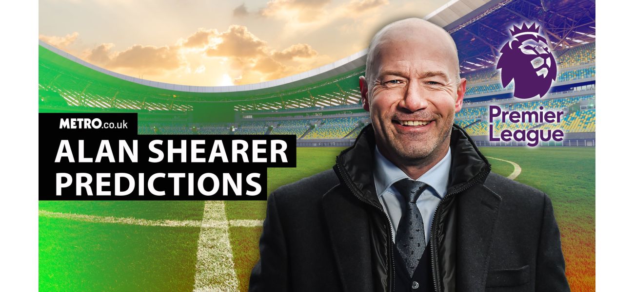 Shearer predicts a big game as Arsenal faces Liverpool in the Premier League.