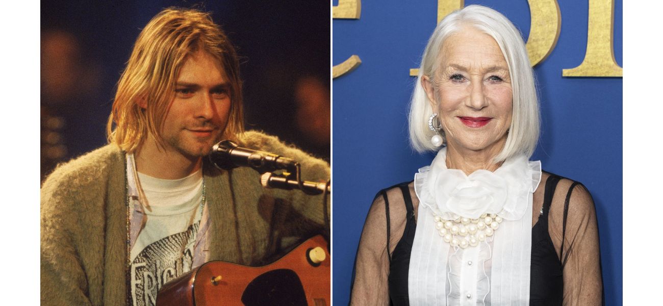 Helen Mirren is disappointed that Kurt Cobain never got to experience GPS technology.
