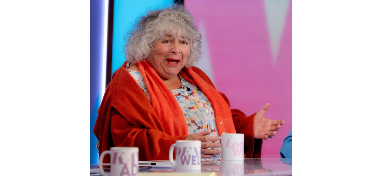 Actress Miriam Margolyes, 83, shares that her physical health is deteriorating and she believes she knows when she will die.