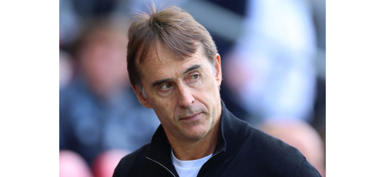 Lopetegui supports Ten Hag amid criticism as West Ham manager.